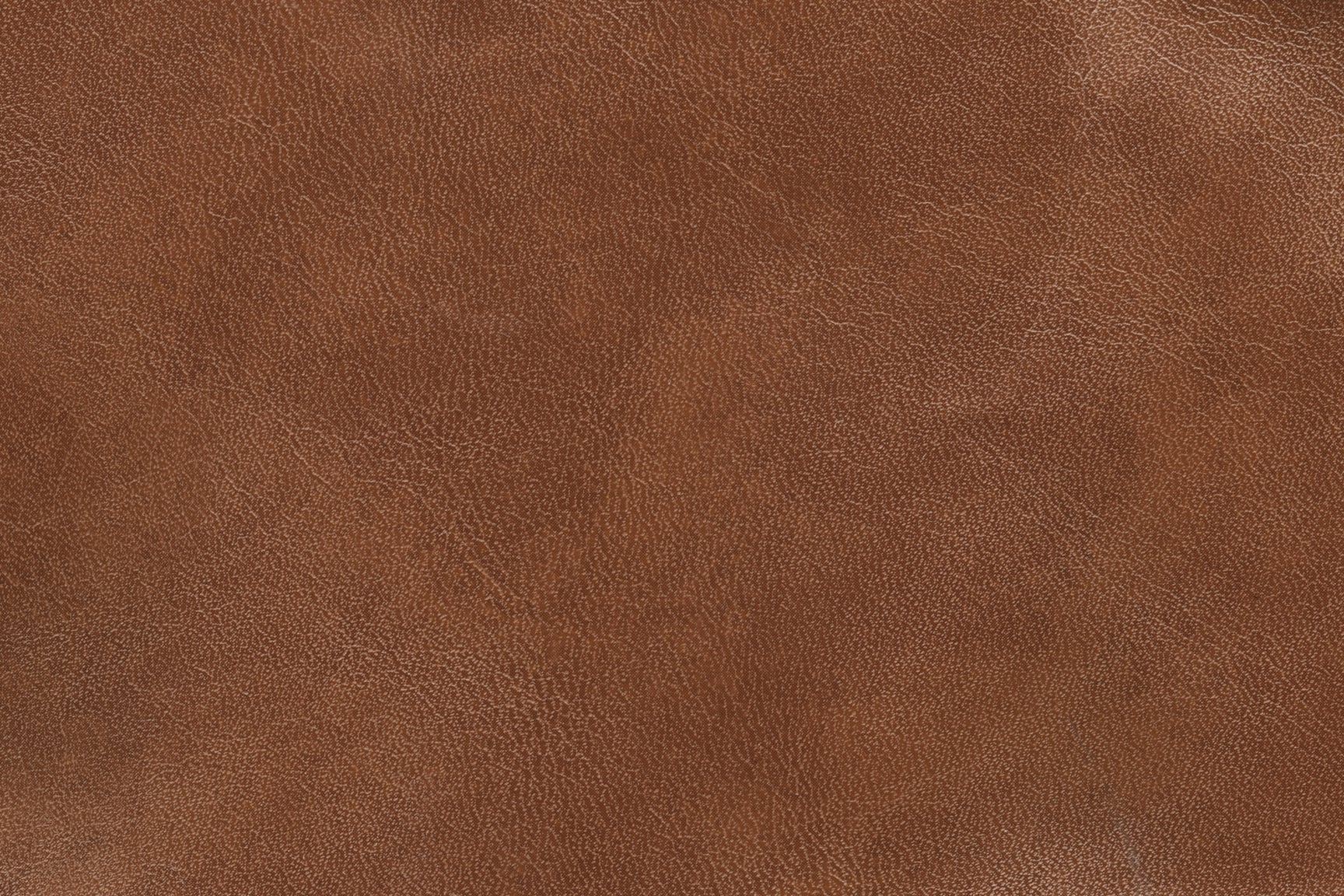Brand new brown leather that looks smooth 